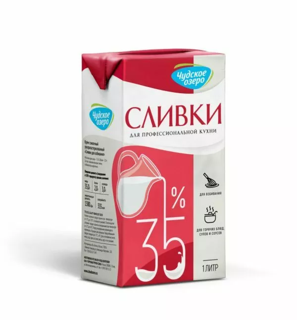 сливки для взбивания 35% 1л. в Пскове и Псковской области